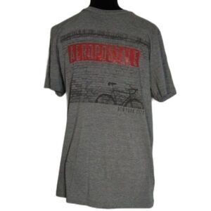 Aeropostale Grey Mens T shirt Size M Has a Bike and words New York Across Middle